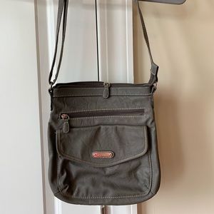 Rossetti Grey Crossbody. Like New Condition!